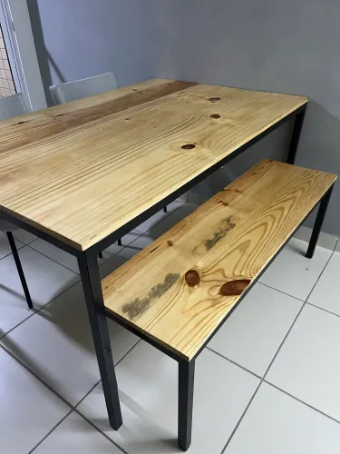 Mesa estilo industrial