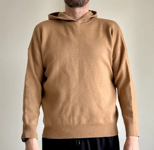 BLUSA TRICÔ ZARA COM CAPUZ TAM M
