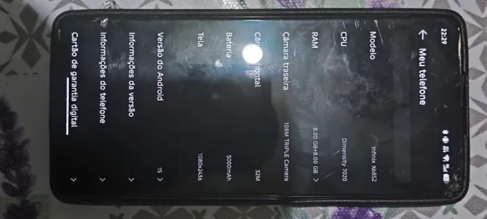 infinix note 40 5g azul