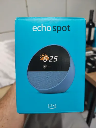 Alexa Echo Spot Azul nova