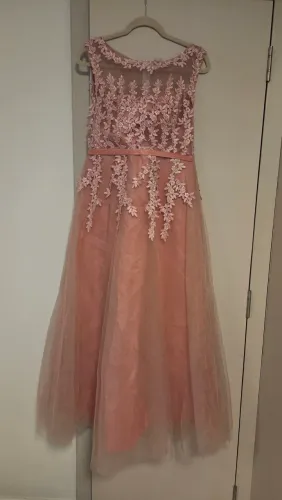 Vestido de festa rosa tamanho G
