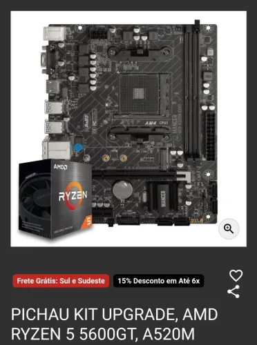 Kit Ryzen 5 5600gt
