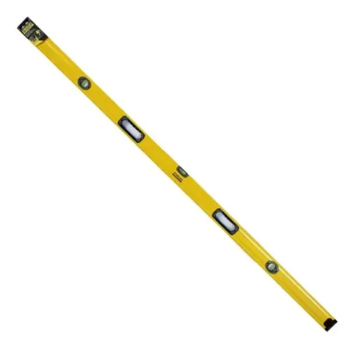 Nível de alumínio 1.80mts c/3 bolhas ( Stanley )