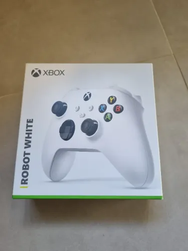 Controle sem fio Xbox (Branco, Robot White) PC e Xbox