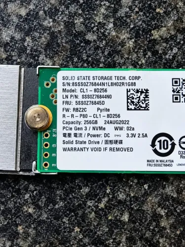 SSD M2 256 Lenovo