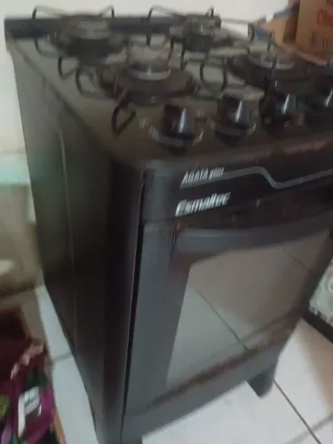 Fogão Esmaltec preto 