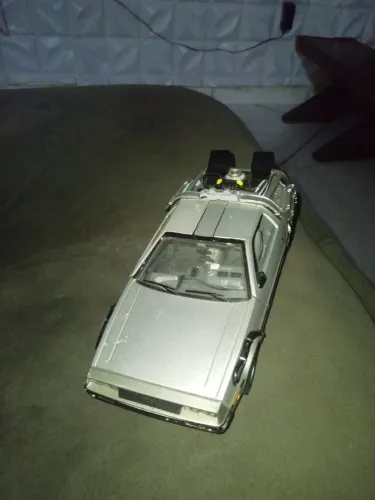 Miniatura Delorean De Volta Para O Futuro 1 1/24 Hb Company 22443