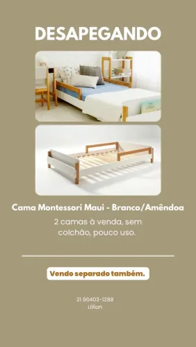 Cama infantil montessoriana 