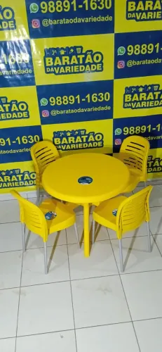 SUPER PROMOÇÃO JOGO DE MESA ROSSIO APLASTIK