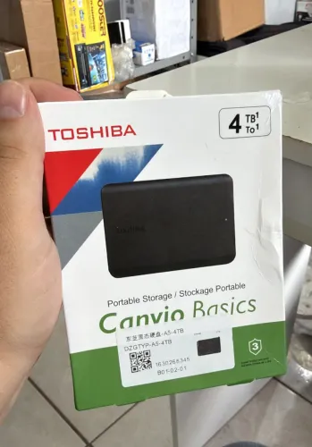 HD Externo 4TB Toshiba - Loja Física