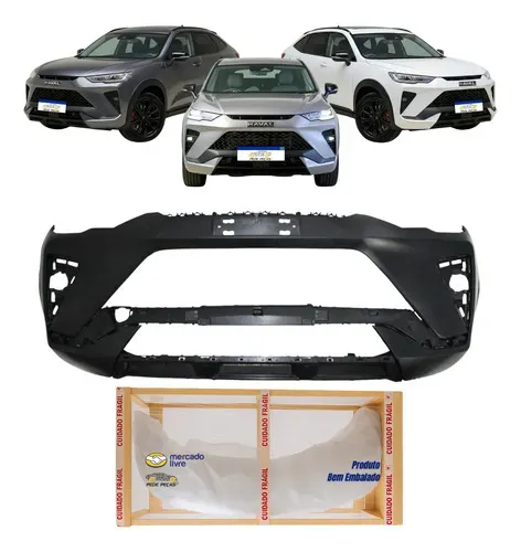 Parachoque Dianteiro Haval H6 Gt 2023 2024 2025 Novo Preto