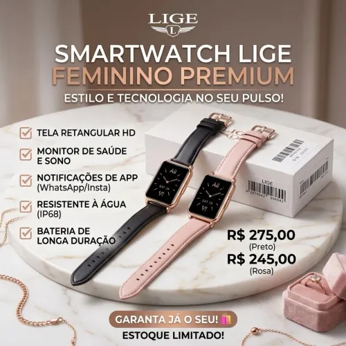 Relógio feminino digital para Academia e ginástica
