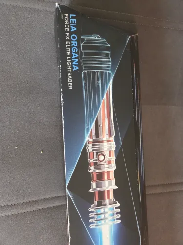 Lightsaber (Sabre de Luz) Star Wars FX Elite Series Lea Organa Hasbro - Top de linha