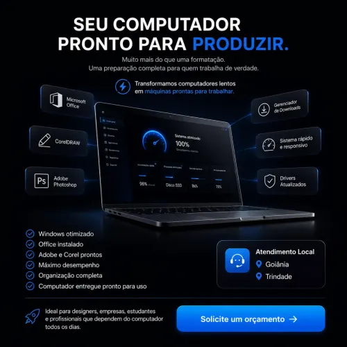 Computador lento não precisa ser substituído.