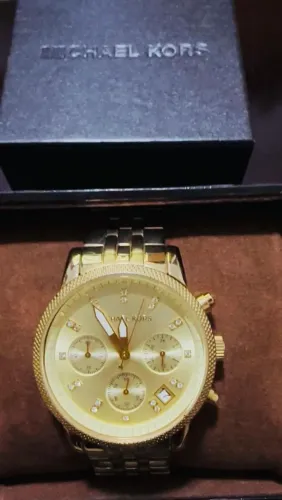 Relógio Michael Kors Ritz MK5676 Dourado - Impecável na Caixa
