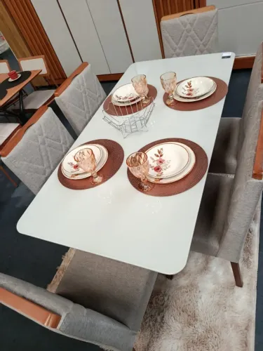 mesa jasmim 6 cadeiras