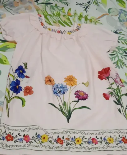 Vestido Floral Infantil Novo