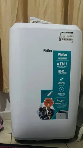 AR-CONDICIONADO PORTÁTIL PHILCO 12.000 BTUs - QUASE SEM USO
