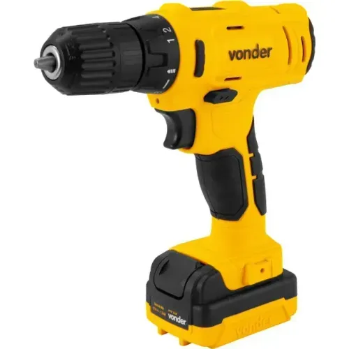 Parafusadeira/furadeira a bateria, 12 V, fonte de carregamento bivolt automática, PFV 120