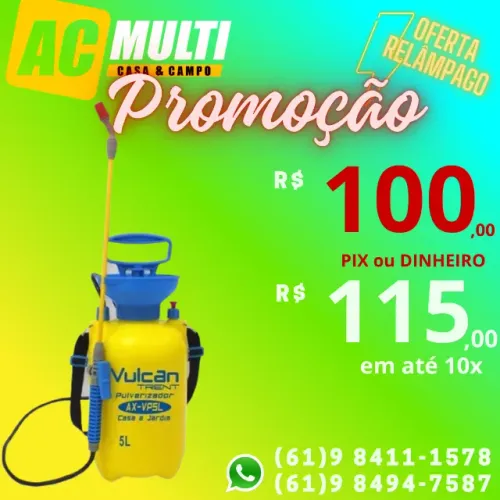 Pulverizador manual 5L VP5L Vulcan trend