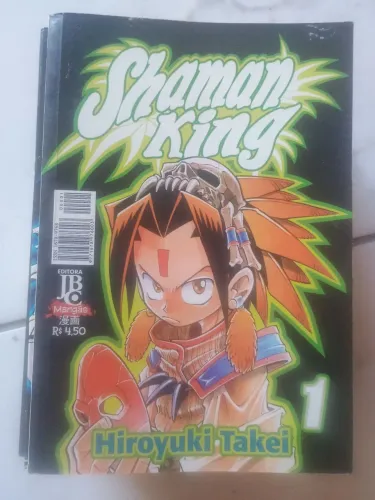 Coleção Shaman King Mangás/HQs com 12 revistas