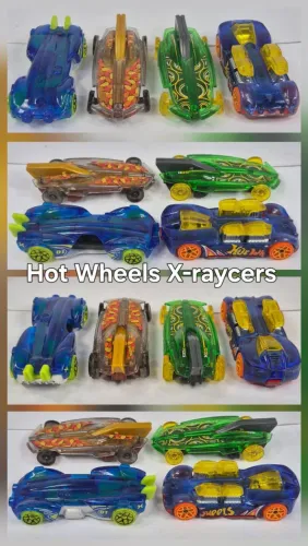Lote 4 Carrinhos Hot Wheels X-raycers Originais<br>fotos reais