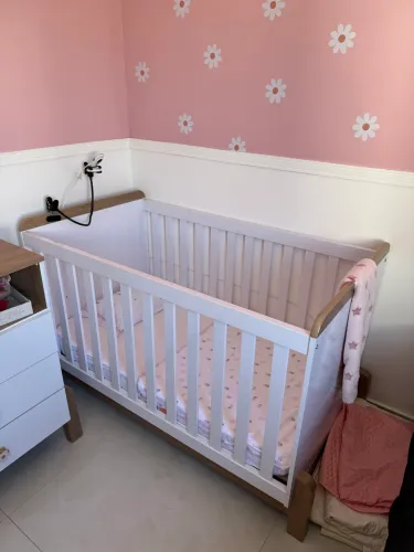 Berço Mini Cama 3x1 com colchão