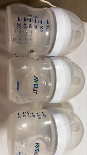 3 Mamadeira Avent Philips 125mls/ 3por 100 ou 1unid por 45