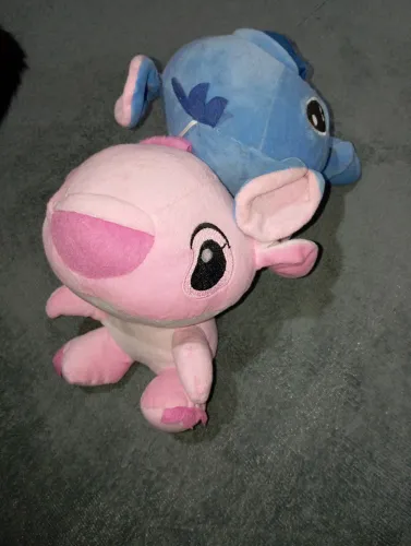DUO PELUCIA STITCH E ANGEL