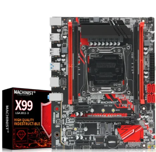 kit placa mãe X99-RS9 e CPU xeon 2680 v4 nova na caixa