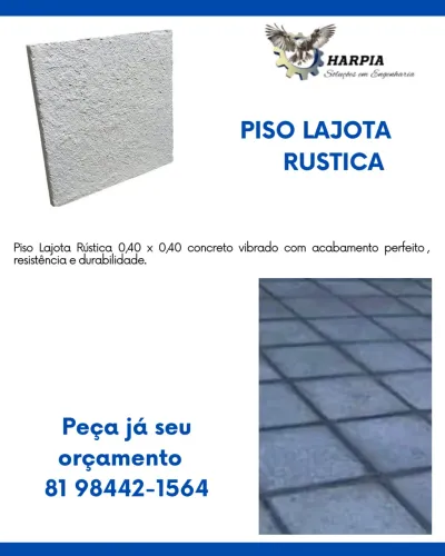 Lajota concreto vibrado 