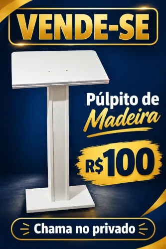 Vendo púlpito de madeira valor RS 100