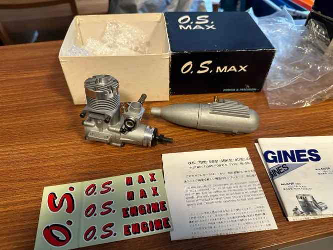Motor O.S. Engines 40F-SR Glow para aeromodelo