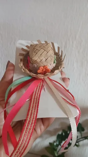Chapéu Junino no Bico de Pato