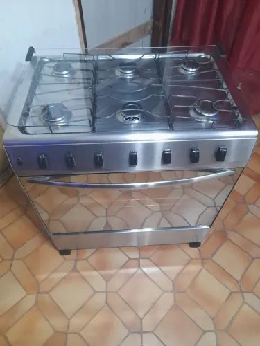 FOGÃO INOX ESPELHADO , AUTOMÁTICO 6 BOCAS FUNCIONANDO PERFEITAMENTE ! ! ! 