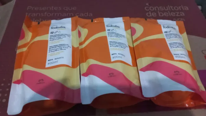 Refil de hidratantes todo dia 