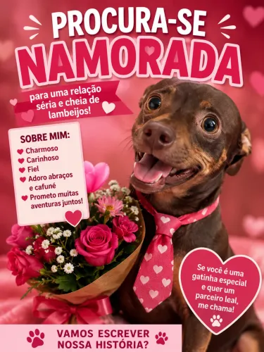 pinscher procura namorada 