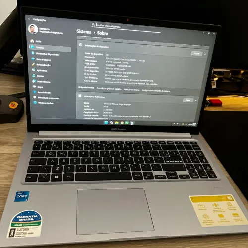 Notebook Asus Vivobook 15 i5-12450H 8GB 512GB SSD - (TELA IPS-LEVEL)
