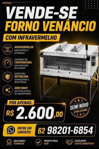 Forno Venâncio 110x110 com infravermelho