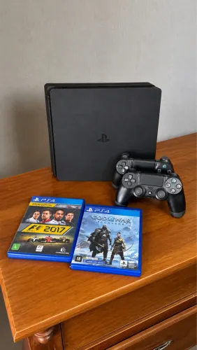 PS4 SLIM 1TERA DE MEMÓRIA