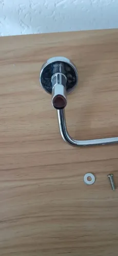Porta Papel Higiênico de Parede - Cromado - Com Kit de Instalação