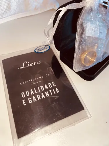 Aliança banhada a ouro 18k ( Aro 18 e Aro 16)