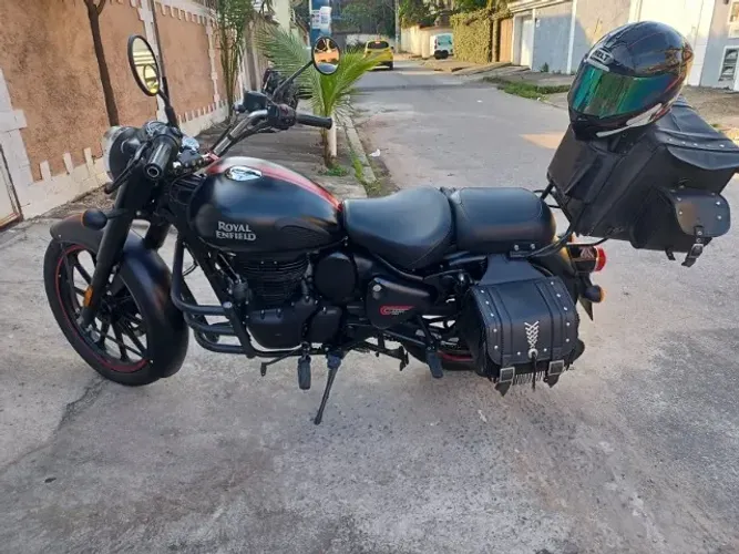 Royal Enfield 350 cc  Preto fosco