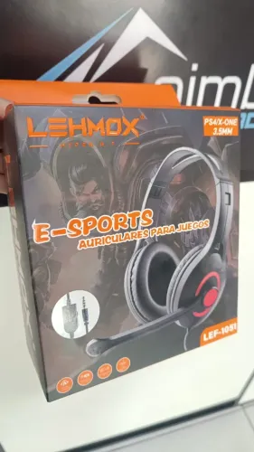 Fone Headset Gamer Lehmox LEF-1051 Com Microfone Pc Ps4 Xbox One Loja Coimbra Entregamos