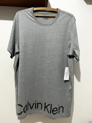 Camiseta Calvin Klein Sleepwear Nova - Tam G - Original