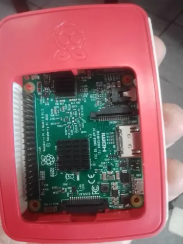 Rasperry Pi 3 modelo B original na caixa novo com cabo energia