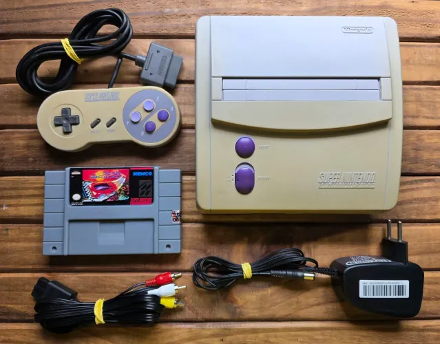 Super Nintendo Baby Completo (Modelo AV)
