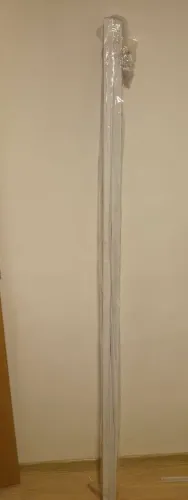 2 Perfis de Alumínio Sobrepor Branco Marca Blumenau 2M