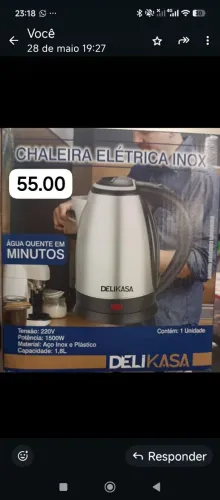 Cafeteira ELETRICA SENSACIONAL