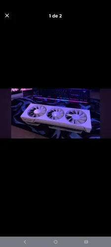 Placa de Vídeo Rx 7800 XT 16GB Branca